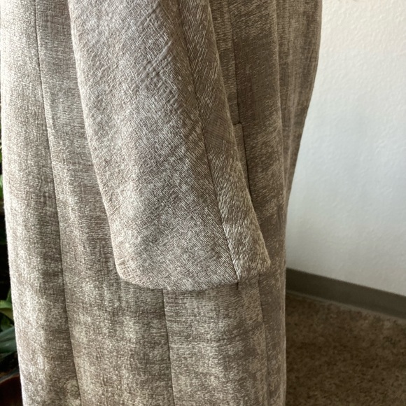 Eileen Fisher Beige Ivory 54% Cotton 26% Polyester Long Jacket size PS - Picture 4 of 12